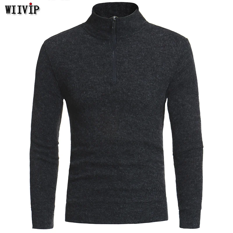 Men Turtleneck Sweater Quality Pullover Zipper Long Sleeve Casual Slim Solid Color Soft Sweater Autumn Winter Pullovers 123
Men Turtleneck Sweater Quality Pullover Zipper Long Sleeve Casual Slim Solid Color Soft Sweater Autumn Winter Pullovers 123
