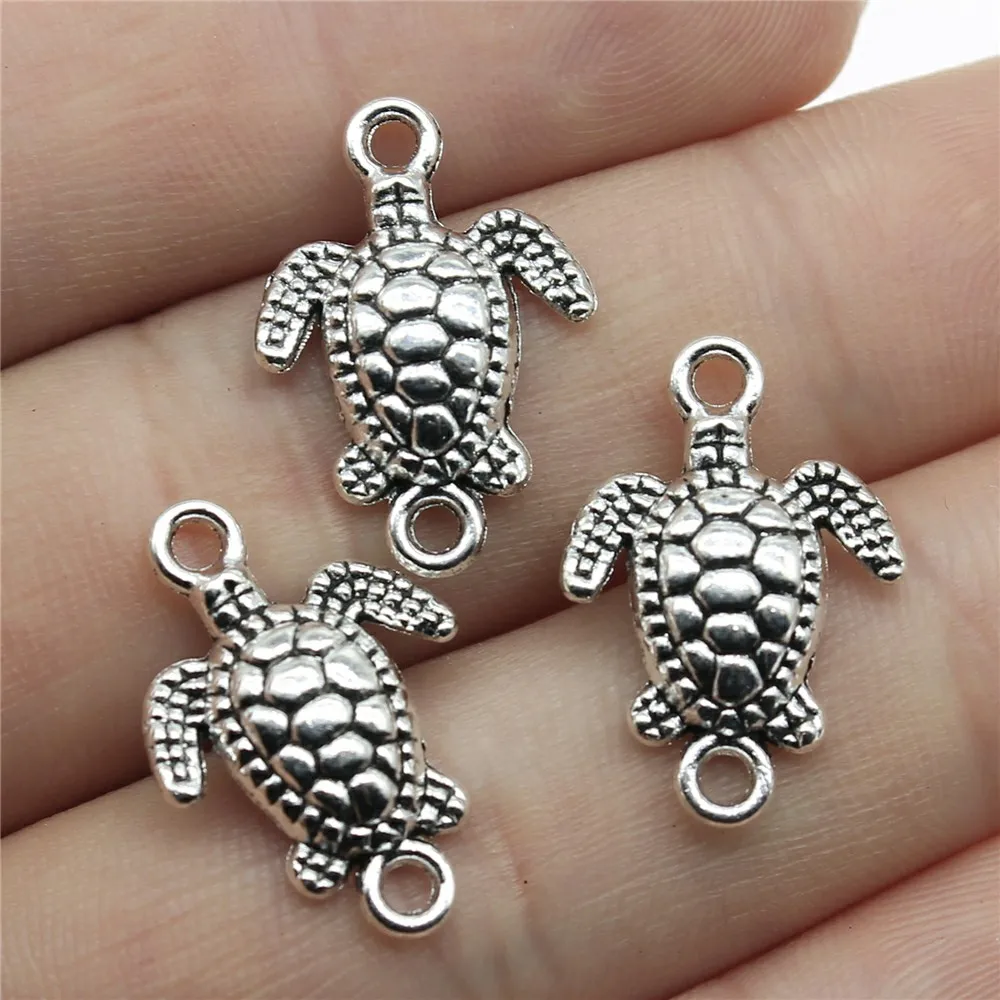 WYSIWYG 15pcs 21x14mm Antique Silver Plated Sea Turtle Connector Charm Turtle Connector Charms Sea Turtle Charm
WYSIWYG 15pcs 21x14mm Antique Silver Plated Sea Turtle Connector Charm Turtle Connector Charms Sea Turtle Charm