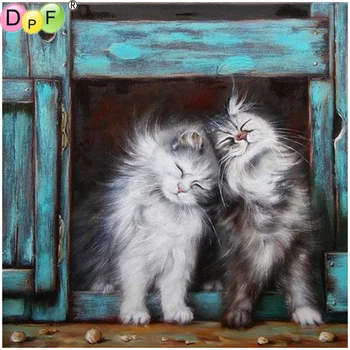 DPF DIY two kittens 5D diamond painting cross stitch needlework diamond mosaic kit square home decor diamond embroidery crafts
DPF DIY two kittens 5D diamond painting cross stitch needlework diamond mosaic kit square home decor diamond embroidery crafts