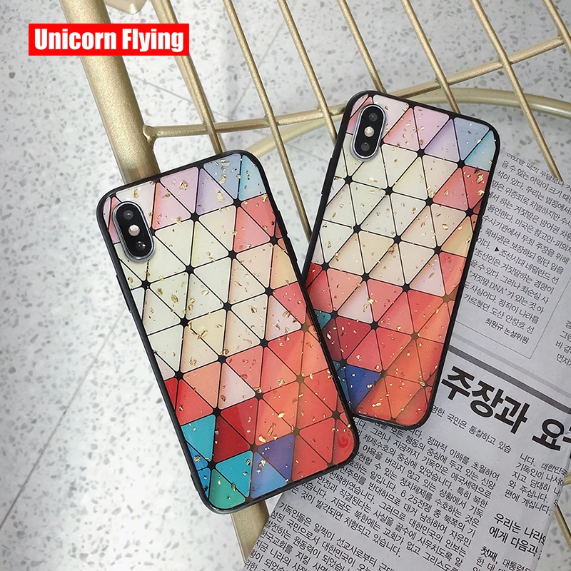 LinXiang Color Diamond Painted Glass Style Golden Glitter Soft TPU Phone Case For iphone 6 6s 7 8 Plus X XS Max XR
LinXiang Color Diamond Painted Glass Style Golden Glitter Soft TPU Phone Case For iphone 6 6s 7 8 Plus X XS Max XR