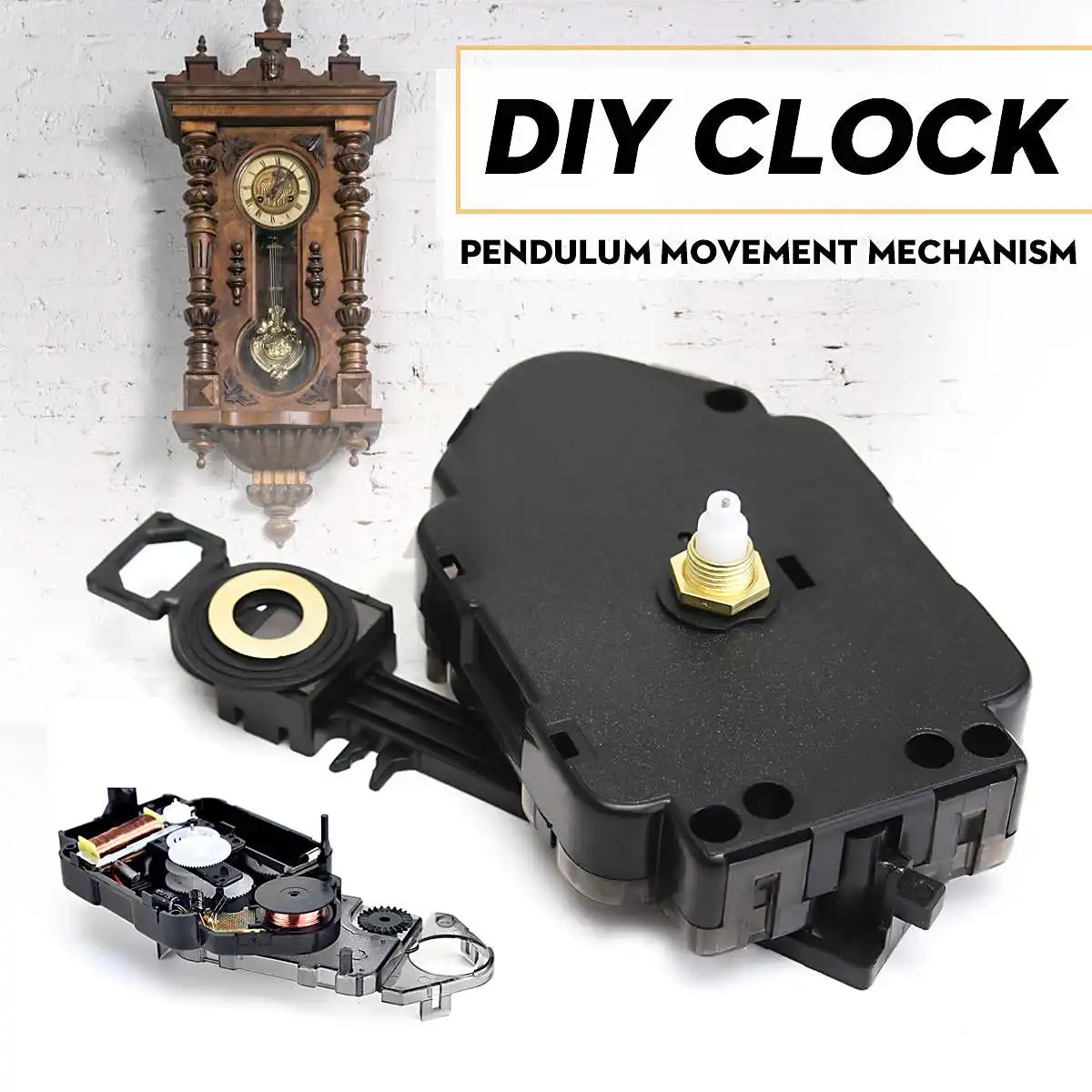 Quartz Pendulum Pendulum Movement Motor Clock Rack DIY Mechanical Parts Mute Wall Clock Parts Replacement
Quartz Pendulum Pendulum Movement Motor Clock Rack DIY Mechanical Parts Mute Wall Clock Parts Replacement