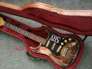 High Quality The new handmade remains ST SRV electric guitar,Do old electric guitar with hardcase -189-5
High Quality The new handmade remains ST SRV electric guitar,Do old electric guitar with hardcase -189-5