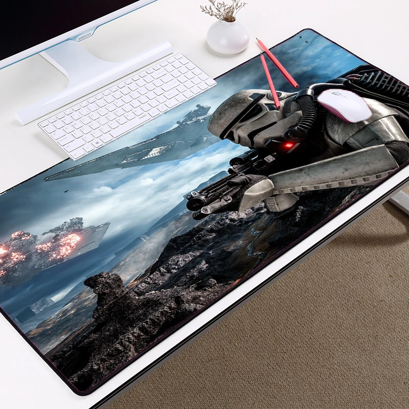 Congsipad Star Wars Style Printied Mouse Pad Sci-fi Movie Space Ship Battleship Mousepad Pc Table Mat 300X800X3MM for Star Fans
Congsipad Star Wars Style Printied Mouse Pad Sci-fi Movie Space Ship Battleship Mousepad Pc Table Mat 300X800X3MM for Star Fans