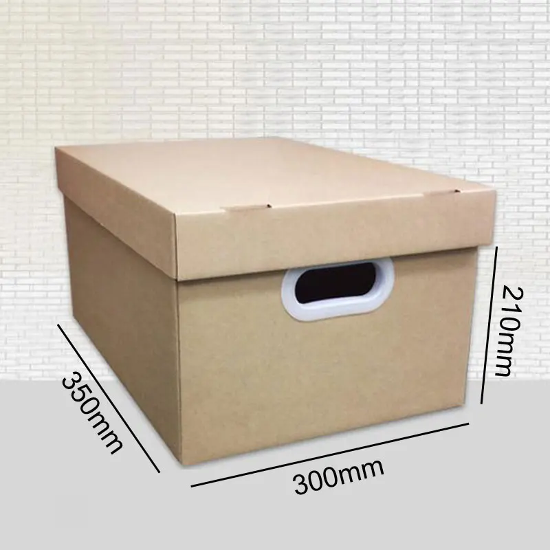 5 Pieces Office file sorting box storage box extra hard big size moving carton with lid buckle packing box size 350x300x210mm
5 Pieces Office file sorting box storage box extra hard big size moving carton with lid buckle packing box size 350x300x210mm