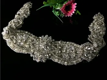 Rhinestone Decorations Crystal Rhinestone Applique for wedding dresses embroidery Beaded lace trim Fashion bridal accessories
Rhinestone Decorations Crystal Rhinestone Applique for wedding dresses embroidery Beaded lace trim Fashion bridal accessories