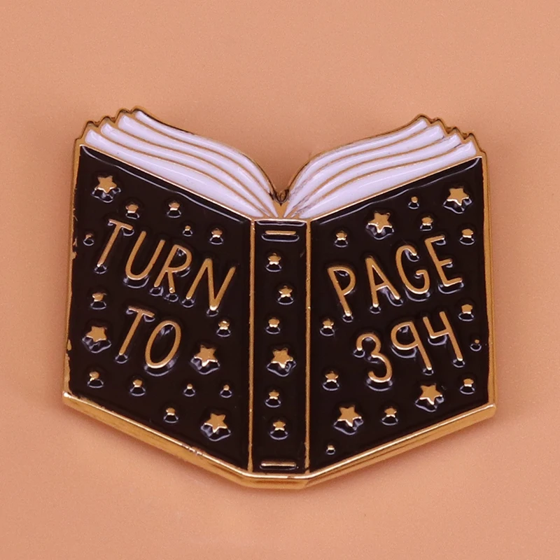 Turn to page 394 Lapel Pin Novelty Birthday Gift Idea Severus Snape magic spells Badge Enamel pin
Turn to page 394 Lapel Pin Novelty Birthday Gift Idea Severus Snape magic spells Badge Enamel pin