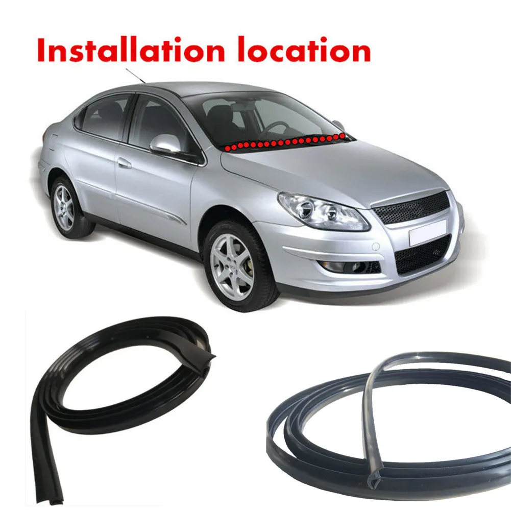 1.7M Car Rubber Seal Strips Sticker Universal Auto Ageing Rubber Seal Under Front Windshield Panel Sealed Trim Moulding Strips
1.7M Car Rubber Seal Strips Sticker Universal Auto Ageing Rubber Seal Under Front Windshield Panel Sealed Trim Moulding Strips