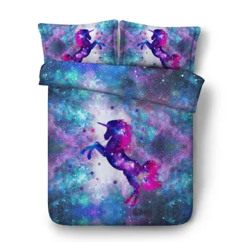 Unicorn Bedding set 3D Luxury Comforter quilt duvet cover bed in a bag sheet Super California King Queen size twin doona 5PCS
Unicorn Bedding set 3D Luxury Comforter quilt duvet cover bed in a bag sheet Super California King Queen size twin doona 5PCS