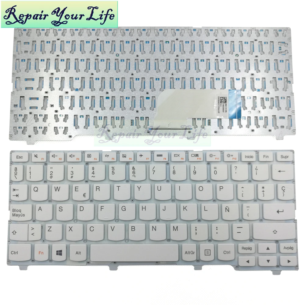 Repair You Life laptop keyboard For Lenovo Ideapad 100S-11IBY SP Spain Layout original and new replacement keyboard white color
Repair You Life laptop keyboard For Lenovo Ideapad 100S-11IBY SP Spain Layout original and new replacement keyboard white color