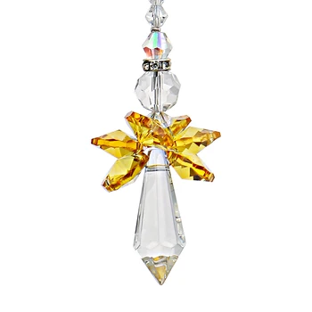 H&D Yellow Crystal Angel Suncatcher Hanging Crystal Prisms Sun Catchers Pendant Healing Ornament Decor Gift For Home Decoration
H&D Yellow Crystal Angel Suncatcher Hanging Crystal Prisms Sun Catchers Pendant Healing Ornament Decor Gift For Home Decoration