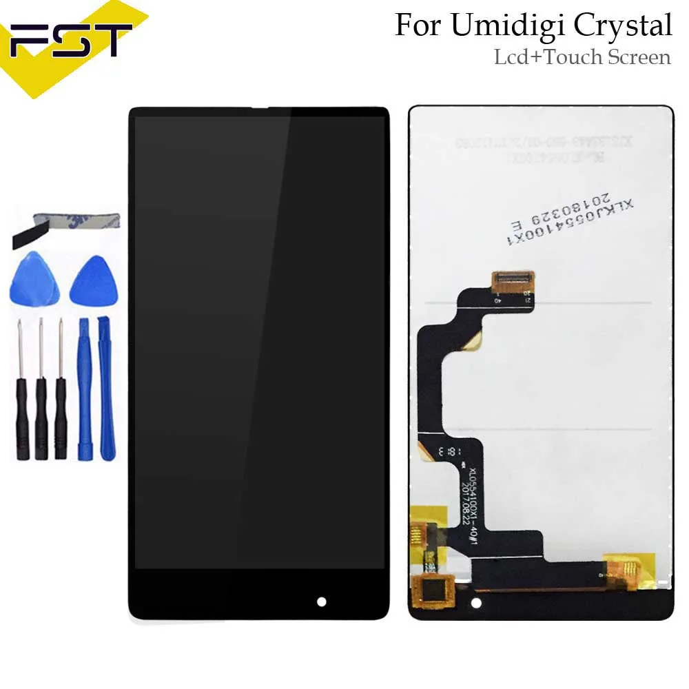 5.5 inch For UMIDIGI Crystal LCD Display+Touch Screen Digitizer Assembly 100% Tested LCD+Touch Digitizer for UMI Crystal+Tools
5.5 inch For UMIDIGI Crystal LCD Display+Touch Screen Digitizer Assembly 100% Tested LCD+Touch Digitizer for UMI Crystal+Tools