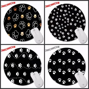 Cheap Best New High Quality Paw Print Pattern Durable Gaming Optical Computer Mouse Mat Mice Pads Soft Silicone Round Mouse Pad
Cheap Best New High Quality Paw Print Pattern Durable Gaming Optical Computer Mouse Mat Mice Pads Soft Silicone Round Mouse Pad