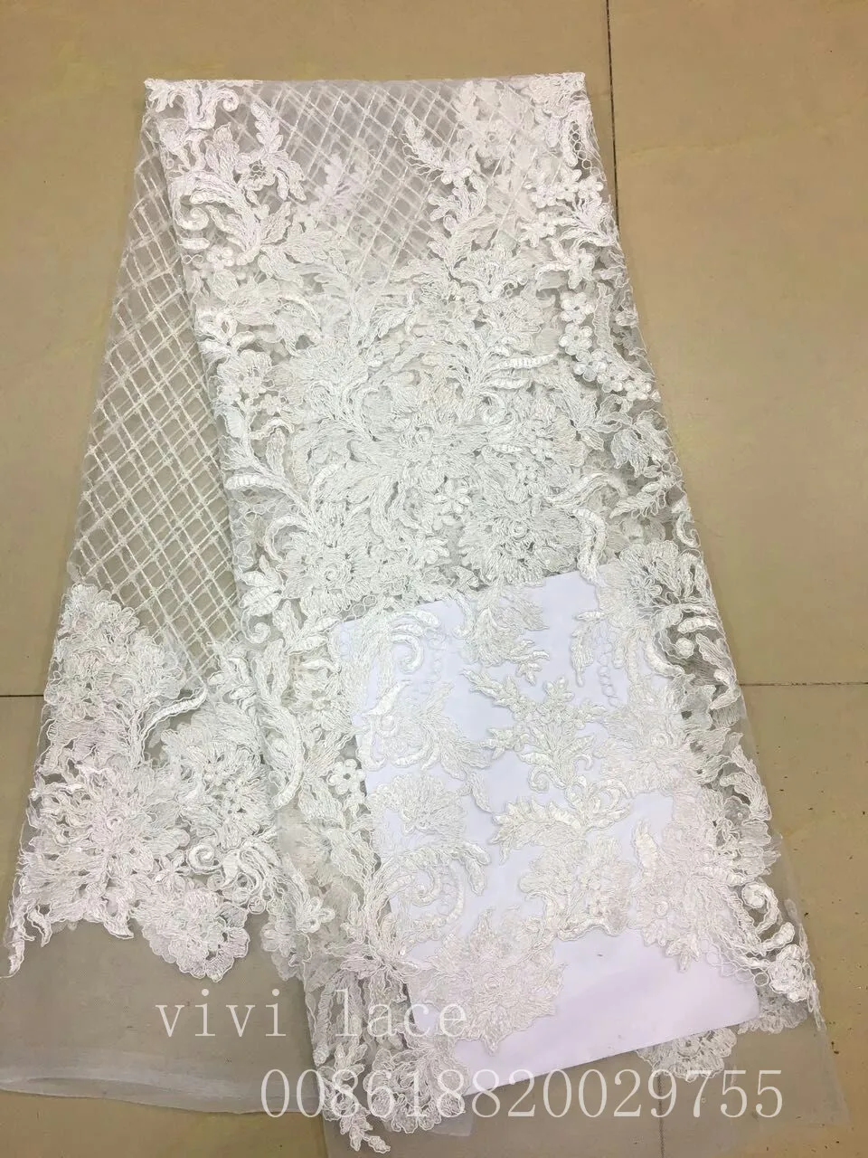 ab001-8 #5yards offwhite sequin embroidery new tulle mesh lace fabric for wedding dress/evening dress,ship by dhl
ab001-8 #5yards offwhite sequin embroidery new tulle mesh lace fabric for wedding dress/evening dress,ship by dhl