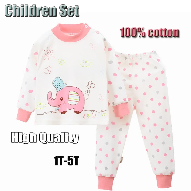 1-5T Cotton Neonatal Baby Boys Girls Sets Infants Cute Cartoon T-Shirt + Pants 2Pcs/Set Children Products
1-5T Cotton Neonatal Baby Boys Girls Sets Infants Cute Cartoon T-Shirt + Pants 2Pcs/Set Children Products