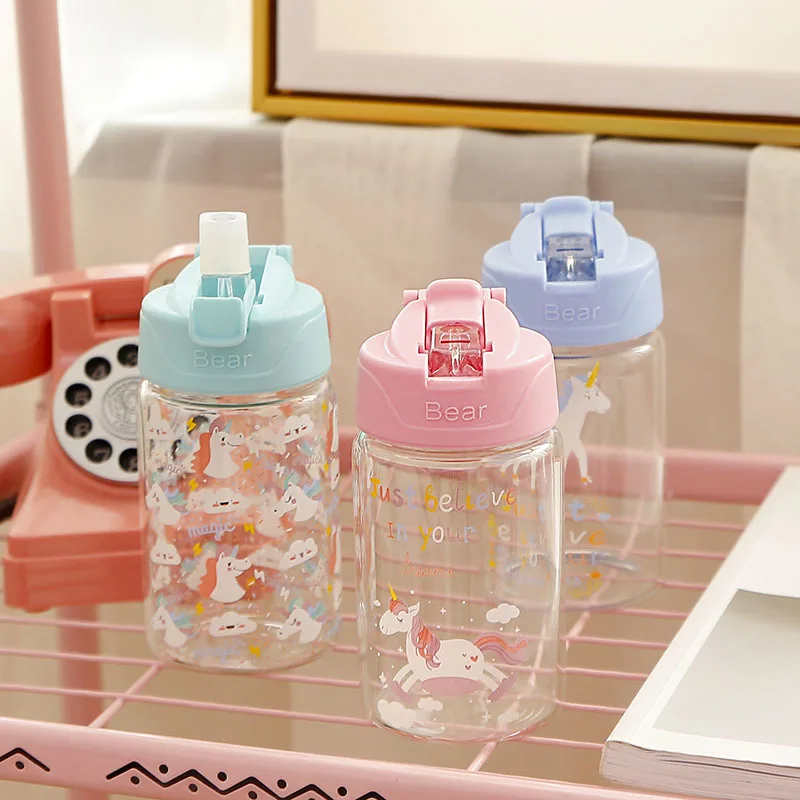 Unicorn Water Bottle 300ml 400ml Portable Glass Water Bottle with Straw for Travel Drink Bottle BPA Free
Unicorn Water Bottle 300ml 400ml Portable Glass Water Bottle with Straw for Travel Drink Bottle BPA Free