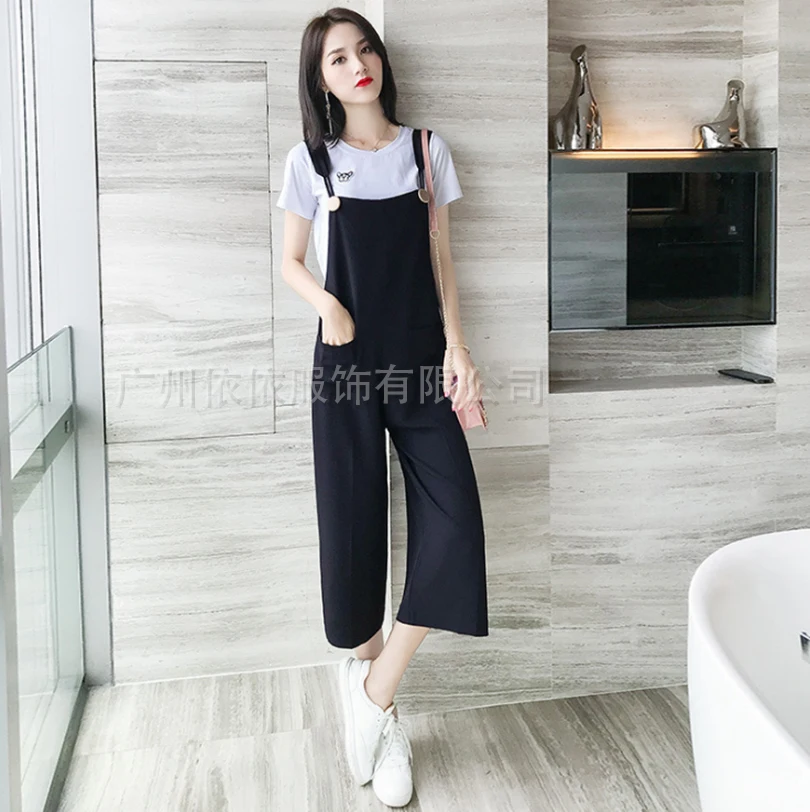 Spring and summer new style Simple casual T-shirt + pants two-piece Casual suit two-piece suit
Spring and summer new style Simple casual T-shirt + pants two-piece Casual suit two-piece suit