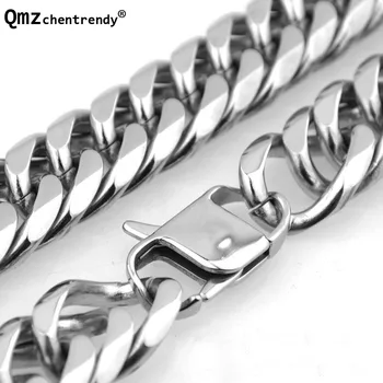 11MM/13MM/16mm/21mm Stainless Steel Curb Cuban Chain Necklace Boys Mens Cool Lobster Clasp Link Hip hop jewelry
11MM/13MM/16mm/21mm Stainless Steel Curb Cuban Chain Necklace Boys Mens Cool Lobster Clasp Link Hip hop jewelry