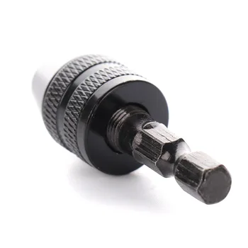 (6.35 handle (0.3-3.6mm black)) Keyless Drill Chuck 1/4 Inch Hex Shank Quick Change Adapter Converter
(6.35 handle (0.3-3.6mm black)) Keyless Drill Chuck 1/4 Inch Hex Shank Quick Change Adapter Converter