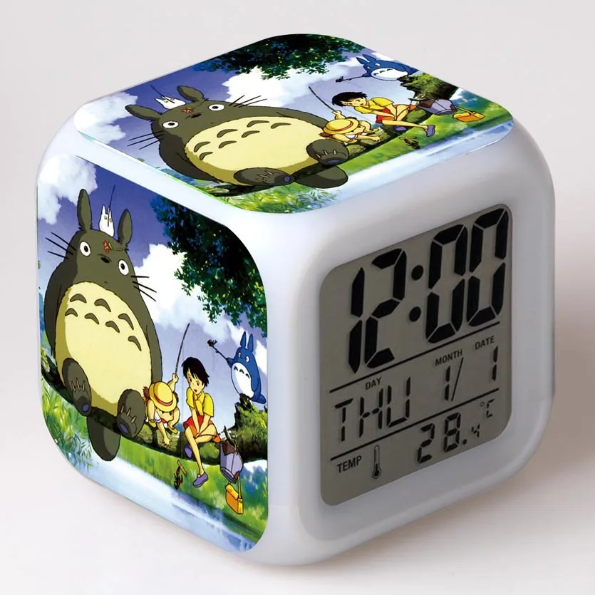 Movie Totoro Alarm Clock Accessories Digital LED Desktop Clock Totoro Patrulla Dog Toys Anime Action Figure Kids Toy
Movie Totoro Alarm Clock Accessories Digital LED Desktop Clock Totoro Patrulla Dog Toys Anime Action Figure Kids Toy