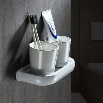 Entique White Painting Nordic Double Cup Wall Mounted Bathroom Mouthwash Holder Pure White Ceramic Bathroom Accessories Set
Entique White Painting Nordic Double Cup Wall Mounted Bathroom Mouthwash Holder Pure White Ceramic Bathroom Accessories Set
