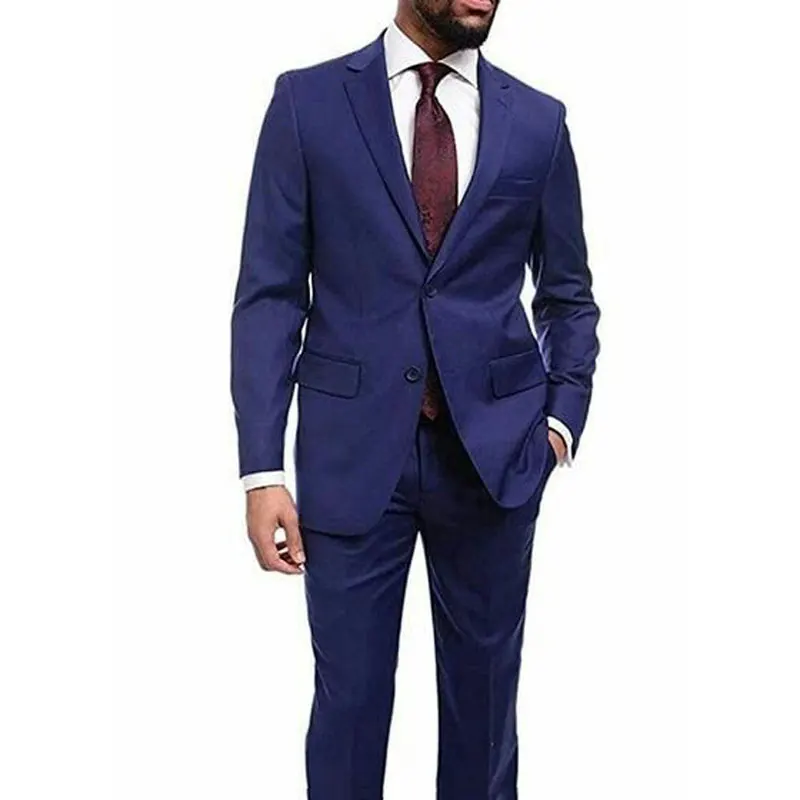 Latest Coat Designs Navy Blue Men Suits for Wedding 2Piece Groom Tuxedo Formal Business Costume Homme Slim Fit Terno Masculino
Latest Coat Designs Navy Blue Men Suits for Wedding 2Piece Groom Tuxedo Formal Business Costume Homme Slim Fit Terno Masculino