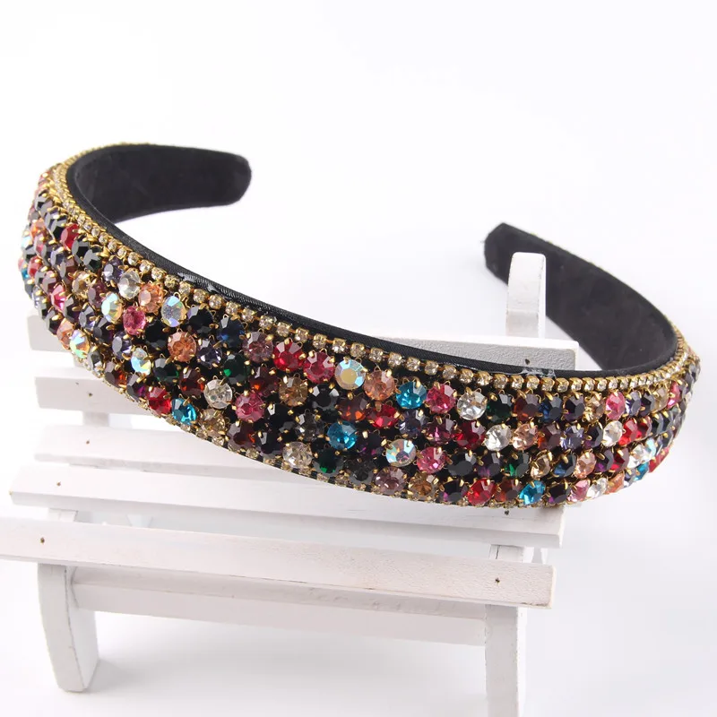 Hot Fashion vintage baroque colorful gem hairbands full crystal crown royal bride headband luxury wedding hair jewelry accessory
Hot Fashion vintage baroque colorful gem hairbands full crystal crown royal bride headband luxury wedding hair jewelry accessory