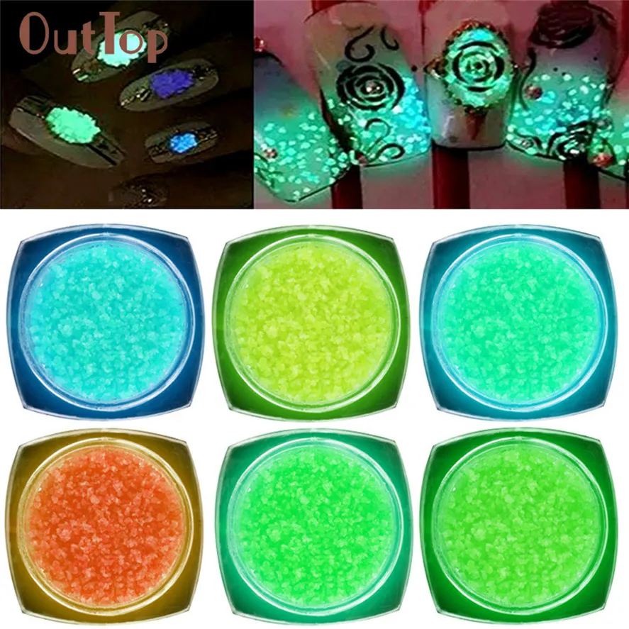New OutTop 6Colors Series of Fluorescent Neon Luminous Gel Nail Decoration for Glow in Dark Pretty Manicure Nail Art Decoration
New OutTop 6Colors Series of Fluorescent Neon Luminous Gel Nail Decoration for Glow in Dark Pretty Manicure Nail Art Decoration