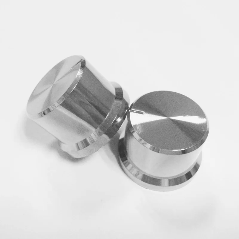 5pcs Silver ABS volume knob cap / with the pointer hole 6MM 29MM * 20MM adjustment potentiometer knob cap
5pcs Silver ABS volume knob cap / with the pointer hole 6MM 29MM * 20MM adjustment potentiometer knob cap