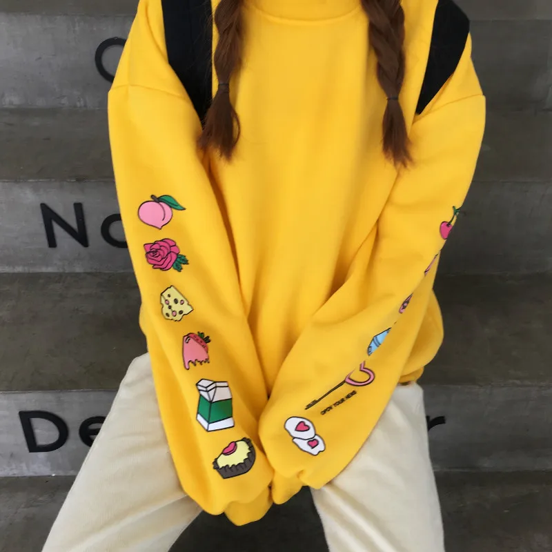 2019 Harajuku Fashion Women Sweatshirt Cartoon Print Hoodies Women Casual Loose Plus Velvet Cute Milk Box Pullovers
2019 Harajuku Fashion Women Sweatshirt Cartoon Print Hoodies Women Casual Loose Plus Velvet Cute Milk Box Pullovers