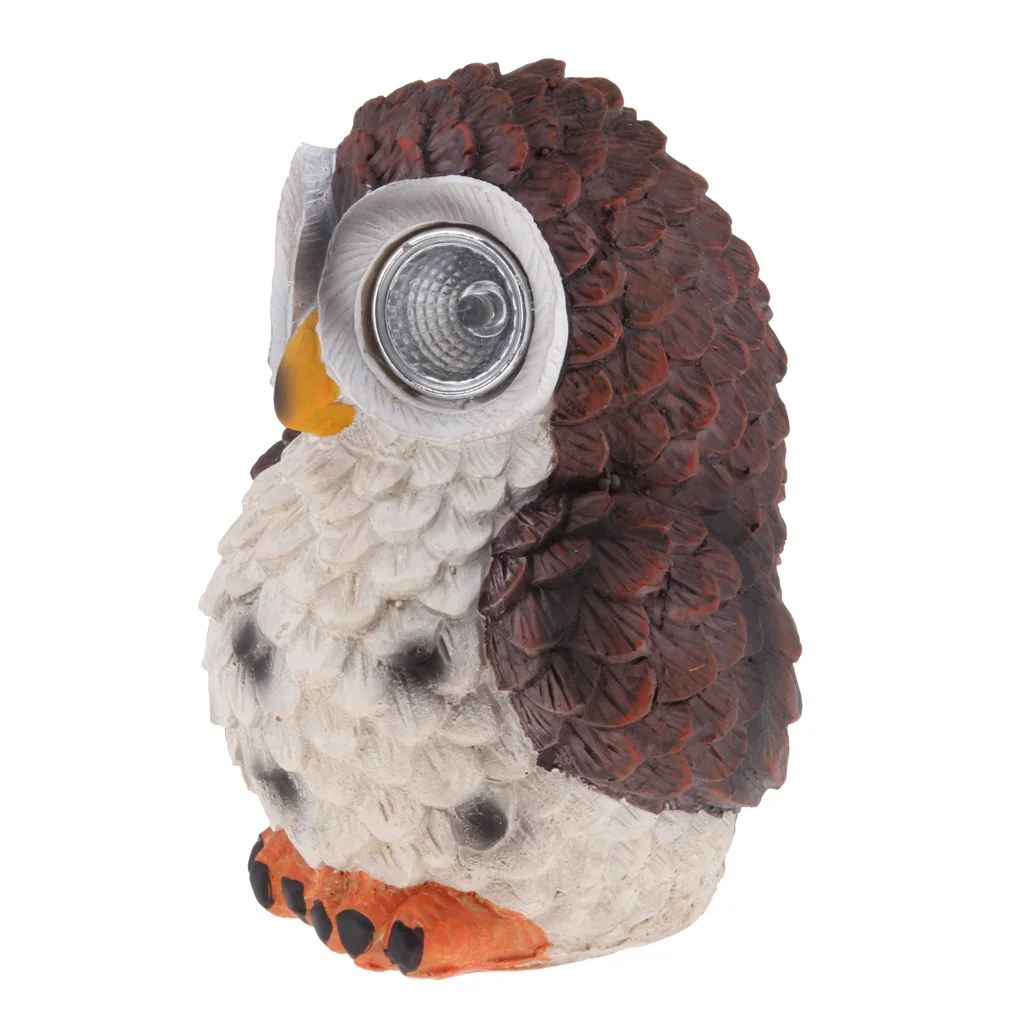 Outdoor Solar Garden Owl Lights - Multi-Color Changing LED Solar Owl Decor Lights for Garden, Patio, Backyard Outdoor Solar Garden Owl Lights - Multi-Color Changing LED Solar Owl Decor Lights for Garden, Patio, Backyard
