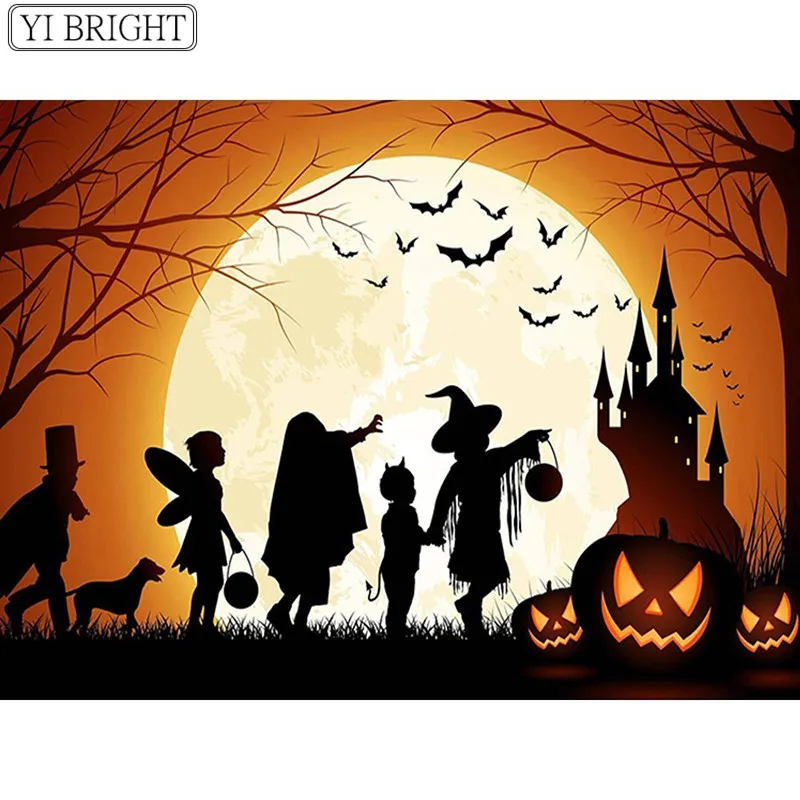 Diamond Embroidery Sale Full Drill Square Picture Of Rhinestone Halloween DIY Diamond Painting Castle Pumpkin Decor XY1
Diamond Embroidery Sale Full Drill Square Picture Of Rhinestone Halloween DIY Diamond Painting Castle Pumpkin Decor XY1