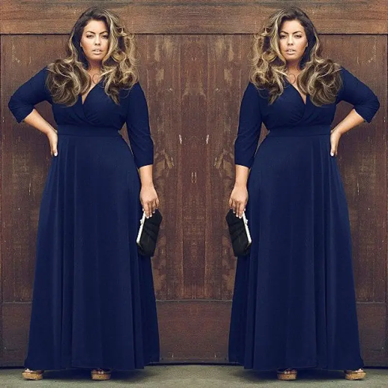 long dresses for big women