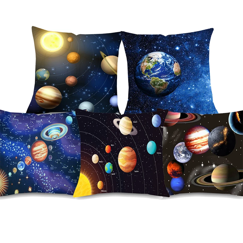 Universe Space Planet Earth Cushion Covers Cosmos Solar System Sun Cushion Cover Decorative Linen Pillowcase For Sofa Couch
Universe Space Planet Earth Cushion Covers Cosmos Solar System Sun Cushion Cover Decorative Linen Pillowcase For Sofa Couch