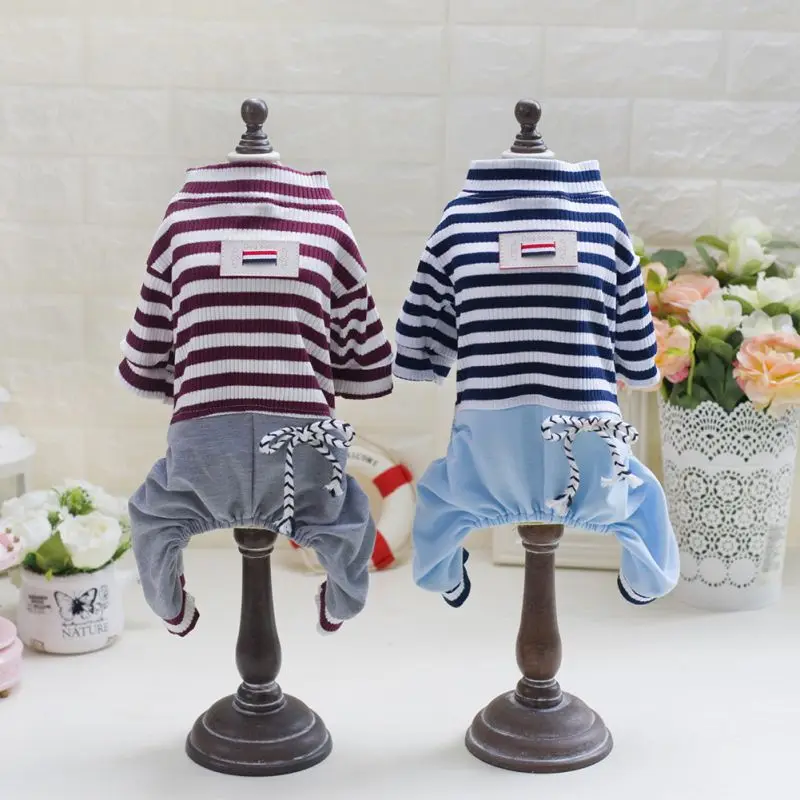 2017 New Fashion Puppy Dog Clothes Pet Dog Striped Clothing Jumpsuit Four Leg Pants Dog Vest T Shirts Pet Clothing S~XXL
2017 New Fashion Puppy Dog Clothes Pet Dog Striped Clothing Jumpsuit Four Leg Pants Dog Vest T Shirts Pet Clothing S~XXL