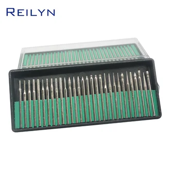 30 Pcs 120# 3x3mm diamond grinding burr Diamond Grinding point Tapered Cylindrical Needle Trapezoid Raw Stone Peeling polishing
30 Pcs 120# 3x3mm diamond grinding burr Diamond Grinding point Tapered Cylindrical Needle Trapezoid Raw Stone Peeling polishing