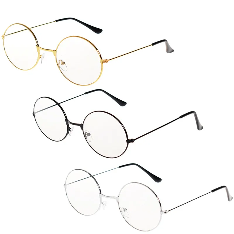 2019 New Arrival Man Woman Retro Large Round Glasses Transparent Metal eyeglass frame Black Silver Gold Spectacles Eyeglasses
2019 New Arrival Man Woman Retro Large Round Glasses Transparent Metal eyeglass frame Black Silver Gold Spectacles Eyeglasses