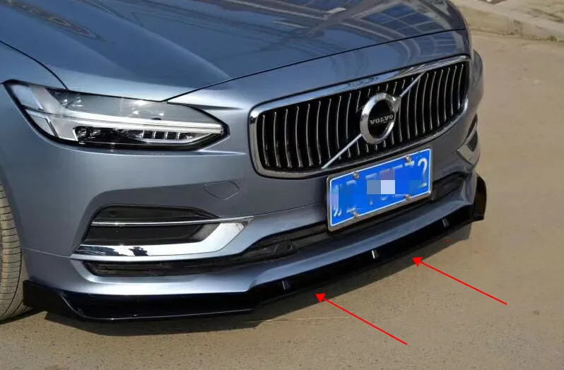 Передний спойлер для volvo S90 II sedan T5 T6 T8 изготовлен из полипропилена передний