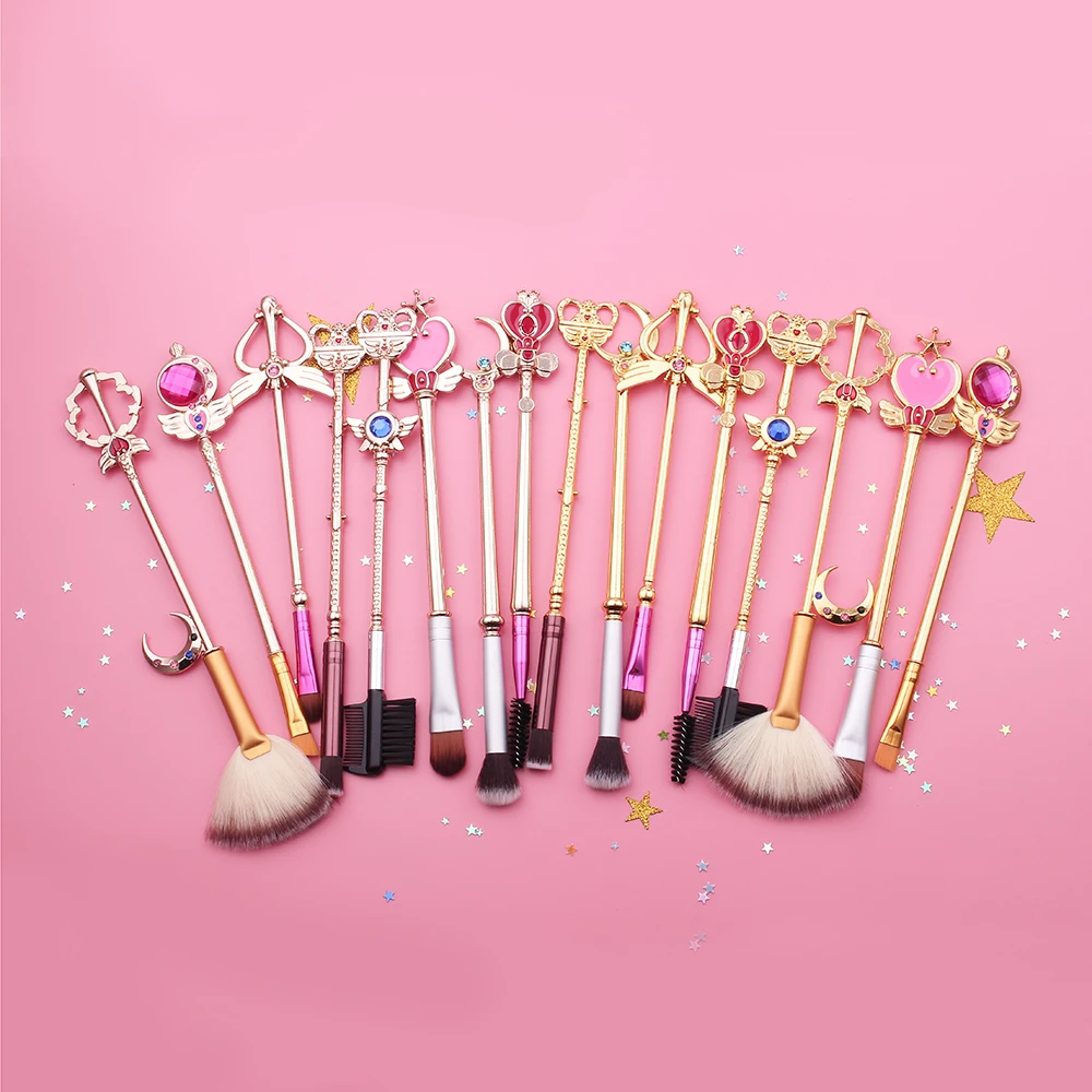 8 pcs Sailor Moon Cosplay Makeup Brush Cosmetic Tools Toiletry Beauty Stick Rod Brush Gift Women Girl Drop ship
8 pcs Sailor Moon Cosplay Makeup Brush Cosmetic Tools Toiletry Beauty Stick Rod Brush Gift Women Girl Drop ship
