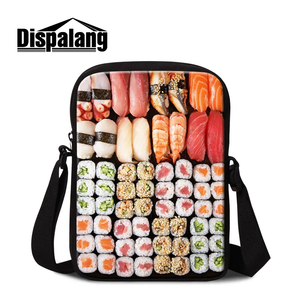 Dispalang 2019 New Japan Stylish Outdoor Custom Girls Shoulder Crossbody Bag Cute Mini Messenger bags for Lady Sushi Image Logo
Dispalang 2019 New Japan Stylish Outdoor Custom Girls Shoulder Crossbody Bag Cute Mini Messenger bags for Lady Sushi Image Logo