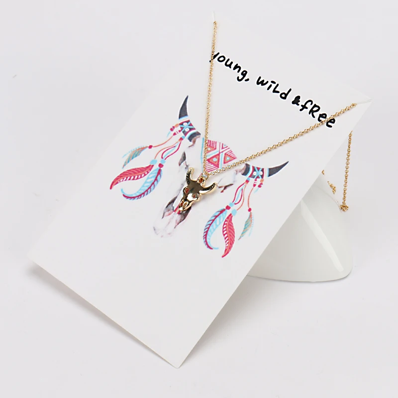 Cute Bulls Head Alloy Charm Wish Card Necklaces Links Chains Gold Plate For Women Jewelry Gift
Cute Bulls Head Alloy Charm Wish Card Necklaces Links Chains Gold Plate For Women Jewelry Gift