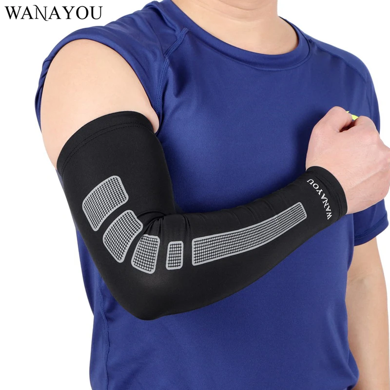 WANAYOU 1PCS Antiskid Silicone Cycling Arm Sleeves Basketball Armband Sport Elbow Wrist Men Women Anti-UV Cuff Arm Warmer
WANAYOU 1PCS Antiskid Silicone Cycling Arm Sleeves Basketball Armband Sport Elbow Wrist Men Women Anti-UV Cuff Arm Warmer