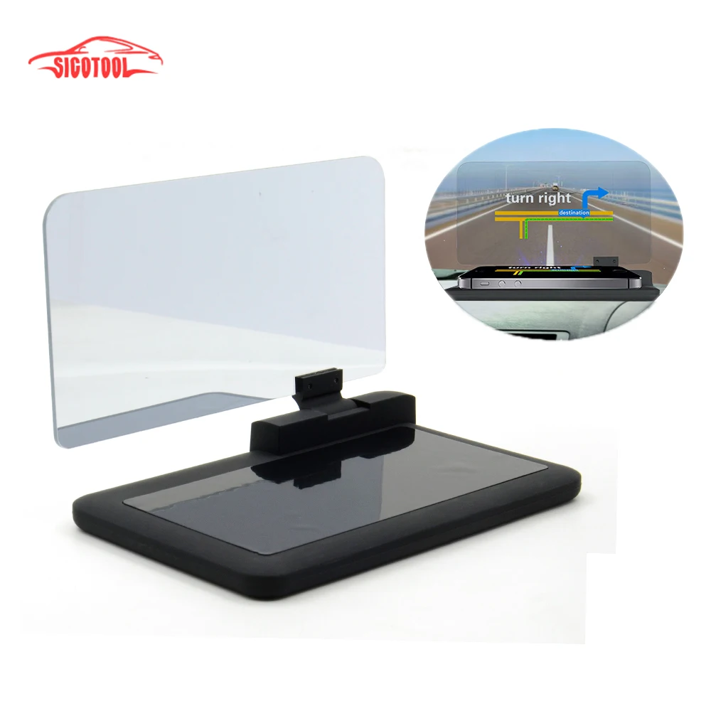Universal H6 Car HUD Holder Head Up Display GPS Navigator Phone Smartphone Projector Reflection Board Panel
Universal H6 Car HUD Holder Head Up Display GPS Navigator Phone Smartphone Projector Reflection Board Panel