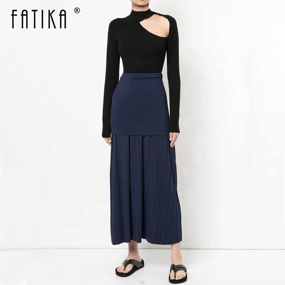 Fatika Slim Off Shoulder Knitted T Shirts Women Hollow Out Solid Basic Long Sleeve High Street 2019 Spring Autumn For Ladies
Fatika Slim Off Shoulder Knitted T Shirts Women Hollow Out Solid Basic Long Sleeve High Street 2019 Spring Autumn For Ladies