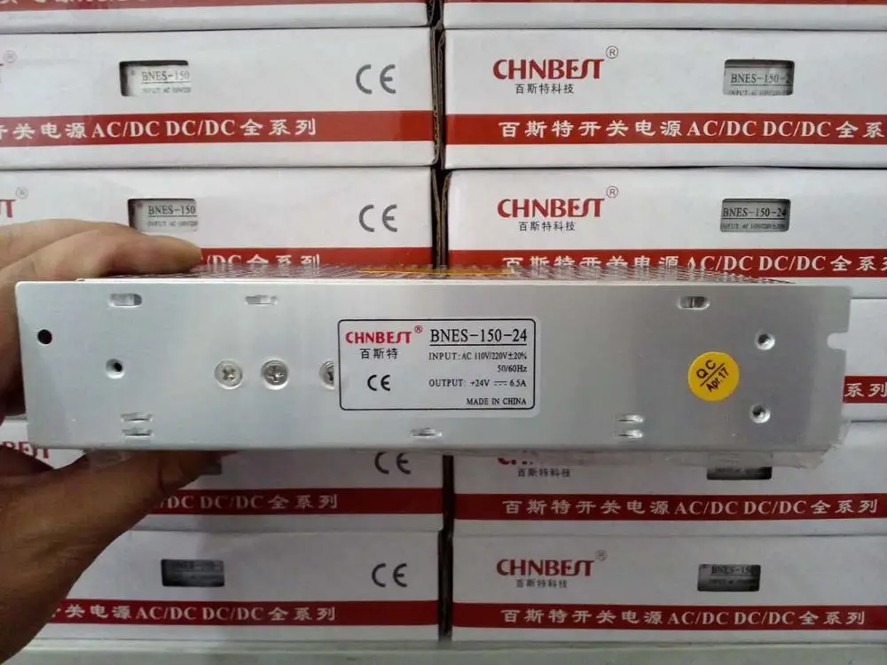 Chn лучший BNES-150W-DC24V импульсный источник питания 150 Вт/24 В Регулируемый блок питания конверсионный трансформатор
Chn лучший BNES-150W-DC24V импульсный источник питания 150 Вт/24 В Регулируемый блок питания конверсионный трансформатор