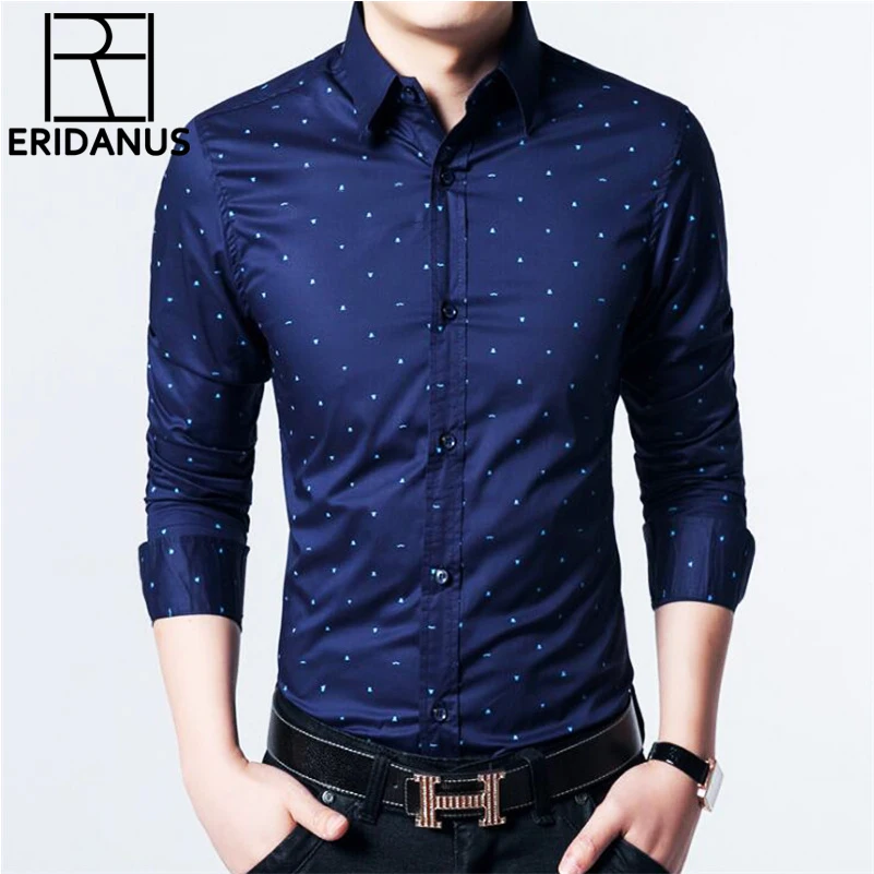 Men Shirt 2017 Fashion Brand Spring Breathable Long-Sleeved Shirts Social Patchwork Polka Dot Male Printed Chemise Homme X048
Men Shirt 2017 Fashion Brand Spring Breathable Long-Sleeved Shirts Social Patchwork Polka Dot Male Printed Chemise Homme X048