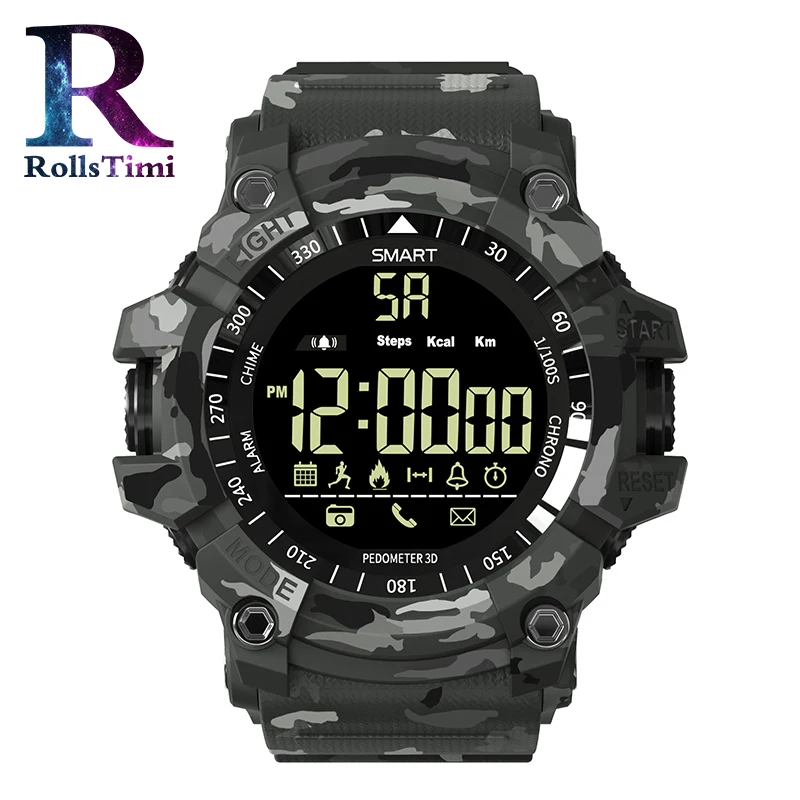RollsTimi New Smart Digital Watches Men's Military Sports Wrist Watch 50M Waterproof Fitness Tracker Smartwatch for IOS Android
RollsTimi New Smart Digital Watches Men's Military Sports Wrist Watch 50M Waterproof Fitness Tracker Smartwatch for IOS Android