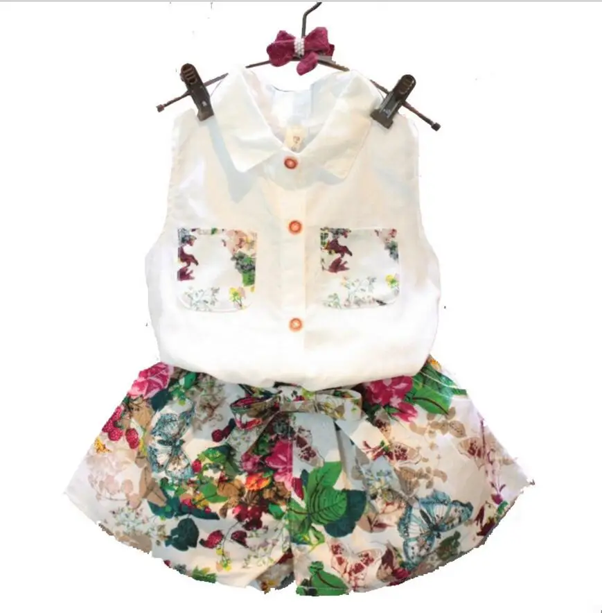 2 3 4 5 6 7 8 9 10 Years Summer 2018 New Casual Kids Princess Flower Sleeveess Suits Two Piece Children Clothing School Sets 30
2 3 4 5 6 7 8 9 10 Years Summer 2018 New Casual Kids Princess Flower Sleeveess Suits Two Piece Children Clothing School Sets 30