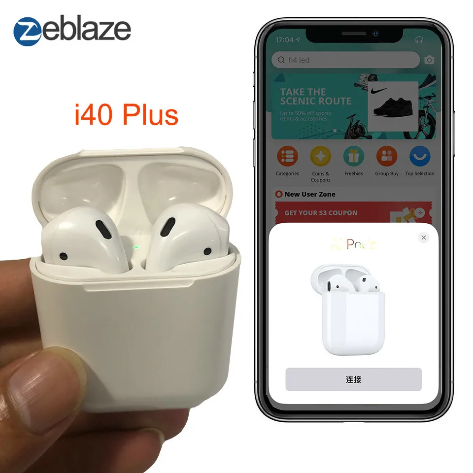 I40 Plus TWS 1:1 Earphones Pop-up Animation Bluetooth 5.0 Wireless Bluetooth Earbuds Pk W1 H1 chip I10 I20 I30 I14 i60 Lk-te9
I40 Plus TWS 1:1 Earphones Pop-up Animation Bluetooth 5.0 Wireless Bluetooth Earbuds Pk W1 H1 chip I10 I20 I30 I14 i60 Lk-te9