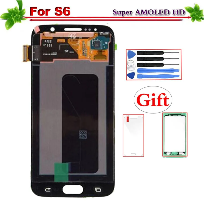 Super AMOLED for Samsung Galaxy S6 G920 G9200 G920F lcd screen Display Touch Screen Digitizer Assembly Replacement
Super AMOLED for Samsung Galaxy S6 G920 G9200 G920F lcd screen Display Touch Screen Digitizer Assembly Replacement