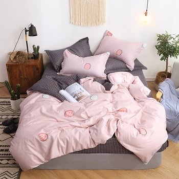 BEST.WENSD DropShipping bedcover set Fitted Sheet bed cover queen full twin size Pink Princess Bed AB side Strawberry duvet set
BEST.WENSD DropShipping bedcover set Fitted Sheet bed cover queen full twin size Pink Princess Bed AB side Strawberry duvet set